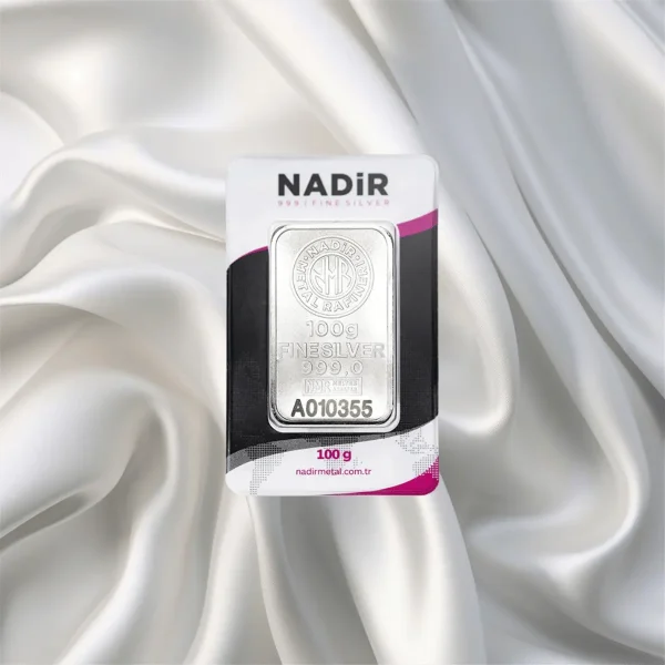 شمش نقره Nadir ترکیه 100 گرم